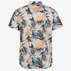 JJ REBEL Heren overhemd met korte mouwen beige Discount