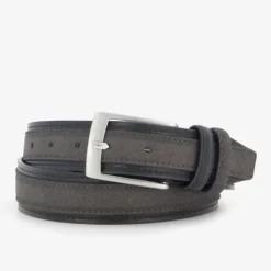 Scapino Heren riem imitatie suede zwart Clearance