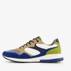 Hush Puppies Heren sneakers blauw groen Clearance