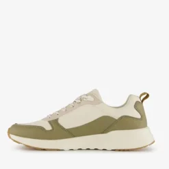Blue Box Heren sneakers groen beige Sale