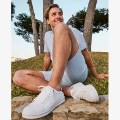 Blue Box Heren sneakers wit blauw Outlet