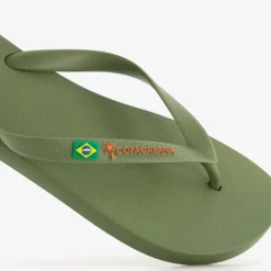 Copacabana Heren teenslippers groen Best