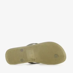 Copacabana Heren teenslippers met camouflage groen