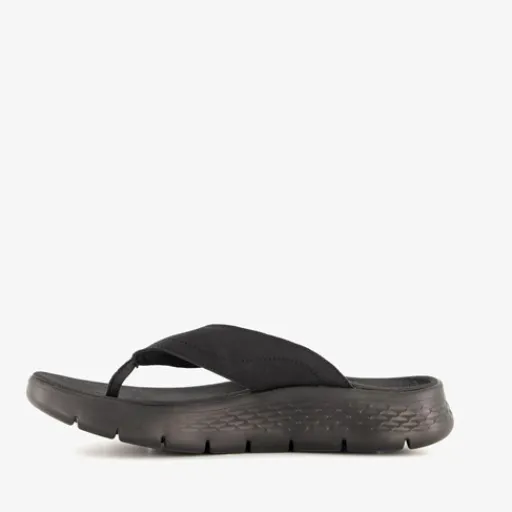 Skechers Heren teenslippers zwart New