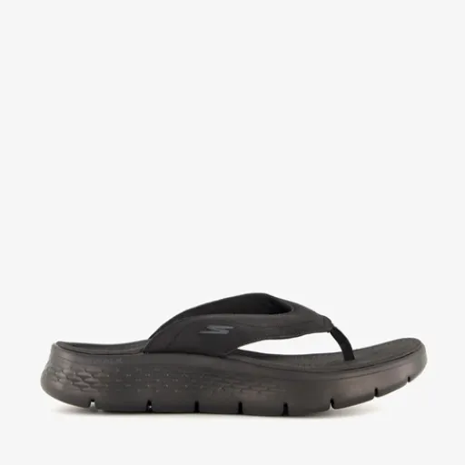 Skechers Heren teenslippers zwart New
