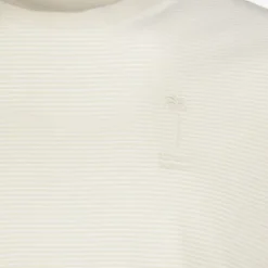 Unsigned Heren T-shirt beige gestreept Hot