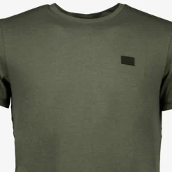 Unsigned Heren T-shirt donkergroen Sale