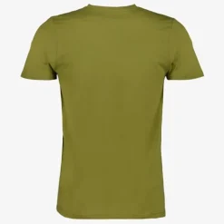 Unsigned Heren T-shirt groen V-hals Online