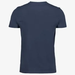 Unsigned Heren T-shirt met opdruk navy Sale