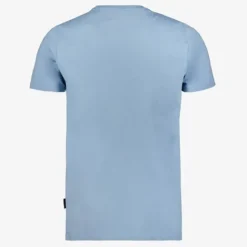 Unsigned Heren T-shirt met palmbomen blauw Discount