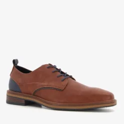 Emilio Salvatini Heren veterschoenen cognac bruin Hot