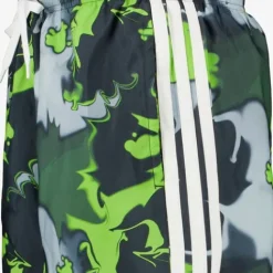 Adidas Heren zwemshort groen met print