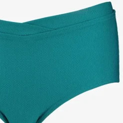 Osaga Hipster bikinibroekje met overslag petrol