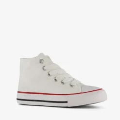 Scapino Hoge canvas kinder sneakers wit Online