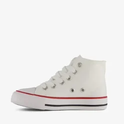 Scapino Hoge canvas kinder sneakers wit Online