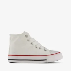 Scapino Hoge canvas kinder sneakers wit Online