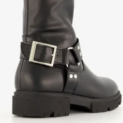 Blue Box Hoge dames biker laarzen zwart Best