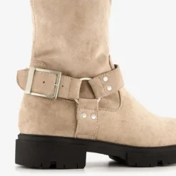 Blue Box Hoge dames boots beige Online