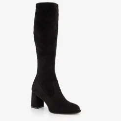 Tamaris Hoge dames laarzen met hak zwart Hot