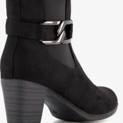 Nova Hoge dames laarzen met hak zwart Sale