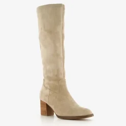 Blue Box Hoge dames laarzen met hak beige Outlet