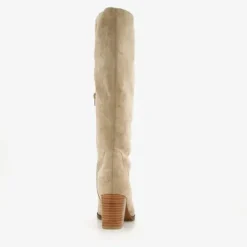Blue Box Hoge dames laarzen met hak beige Outlet