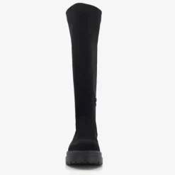 Blue Box Hoge dames stretch boots zwart Discount
