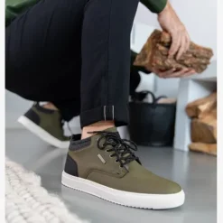 Blue Box Hoge here sneakers donkergroen Sale