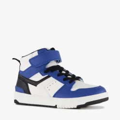 Blue Box Hoge jongens sneakers blauw wit Outlet