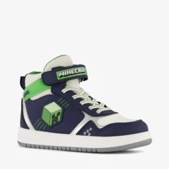 Minecraft Hoge jongens sneakers blauw groen Outlet