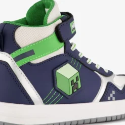 Minecraft Hoge jongens sneakers blauw groen Outlet