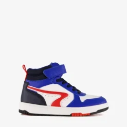 Blue Box Hoge jongens sneakers blauw rood Clearance