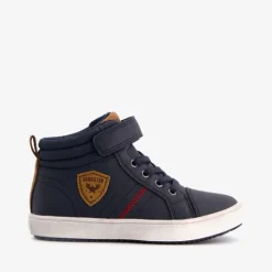 Blue Box Hoge jongens sneakers bruin blauw Online