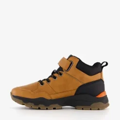 Blue Box Hoge jongens sneakers camel bruin New