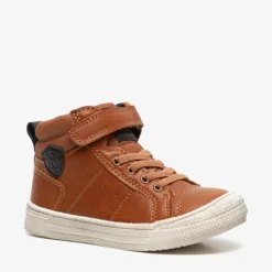 Blue Box Hoge jongens sneakers cognac Best