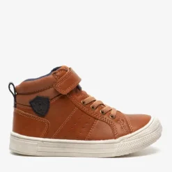 Blue Box Hoge jongens sneakers cognac Best