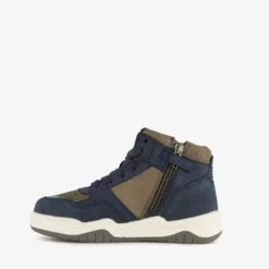 Blue Box Hoge jongens sneakers donkerblauw taupe Discount
