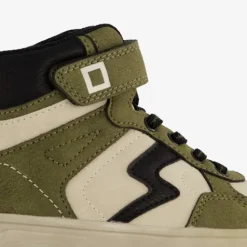 Blue Box Hoge jongens sneakers groen beige Best