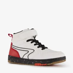 Blue Box Hoge jongens sneakers met rode details Hot