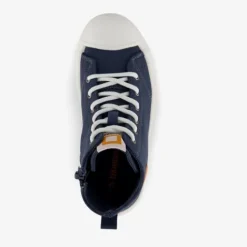 Blue Box Hoge jongens sneakers met smiley blauw Outlet
