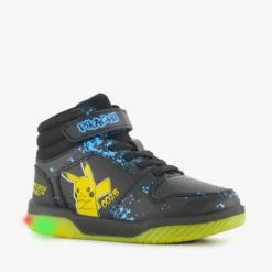 Pokemon Hoge jongens sneakers met lichtjes zwart geel Hot