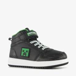 Minecraft Hoge jongens sneakers zwart groen Hot