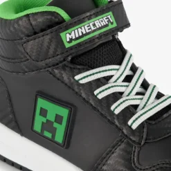 Minecraft Hoge jongens sneakers zwart groen Hot