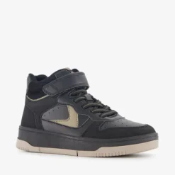 Blue Box Hoge jongens sneakers zwart beige New