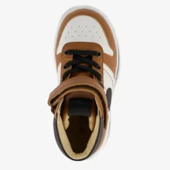 TwoDay Hoge leren jongens sneakers cognac Online