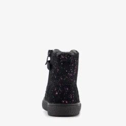 TwoDay Hoge leren meisjes sneakers met glitter Best