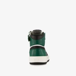 Groot Hoge leren sneakers voor jongens groen