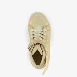 Blue Box Hoge meisjes sneakers met lichtjes goud Hot