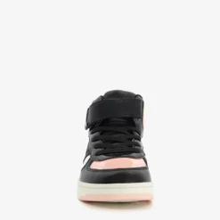 Blue Box Hoge meisjes sneakers met lak zwart roze