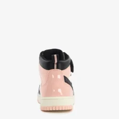 Blue Box Hoge meisjes sneakers met lak zwart roze